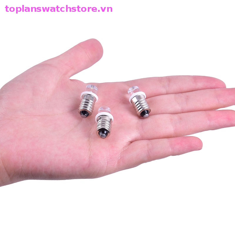 Bộ 5 Bóng Đèn Led E10 DC 3V 4.5V Chất Lượng Cao