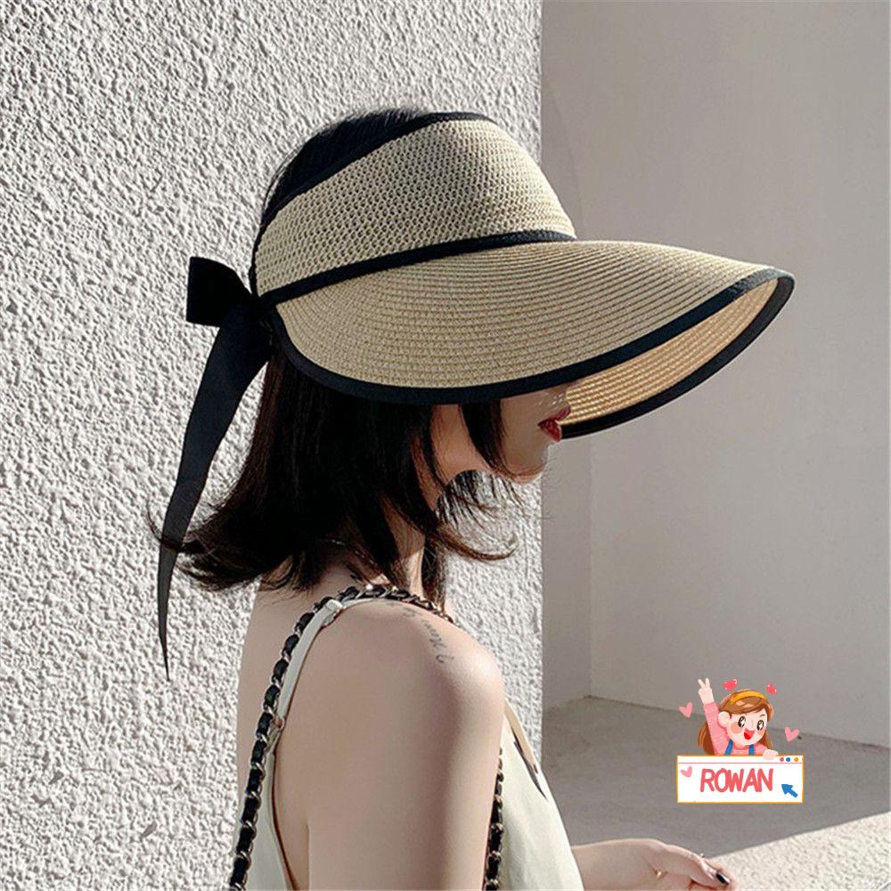 Mũ Cói Hở Chóp Chống Tia Uv Có Thể Điều Chỉnh Kích Cỡ