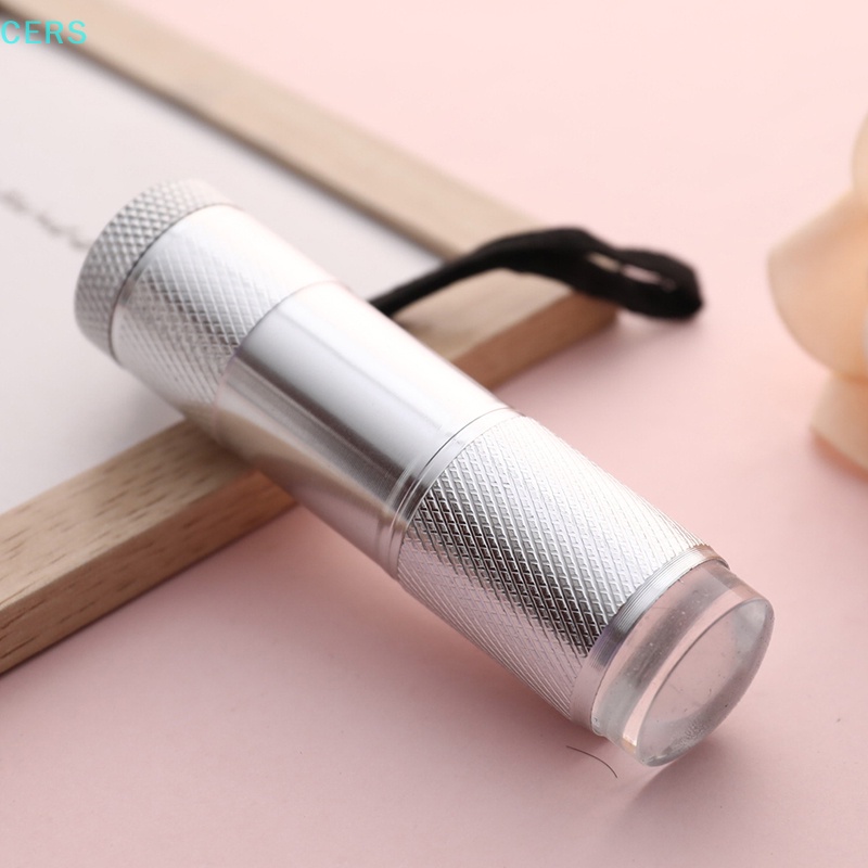 Đèn LED UV Mini Cầm Tay RS Bằng Silicone Kèm Dụng Cụ Đóng Dấu