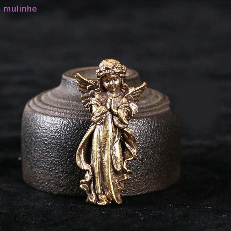 Mô Hình Thiên Thần Bằng Đồng Thau Để Bàn Trang Trí Phong Cách Retro