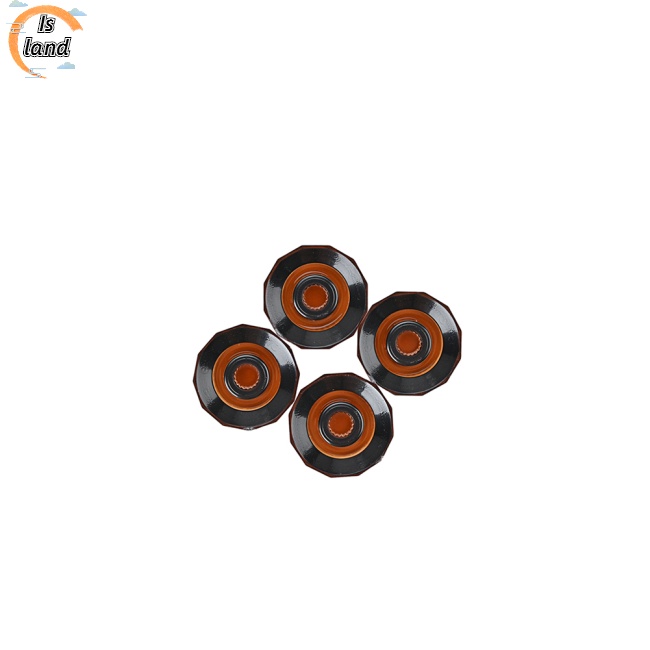 Bộ 4 Nút Vặn 12 Góc Màu Đen Thay Thế Chuyên Dụng Cho Đàn Guitar