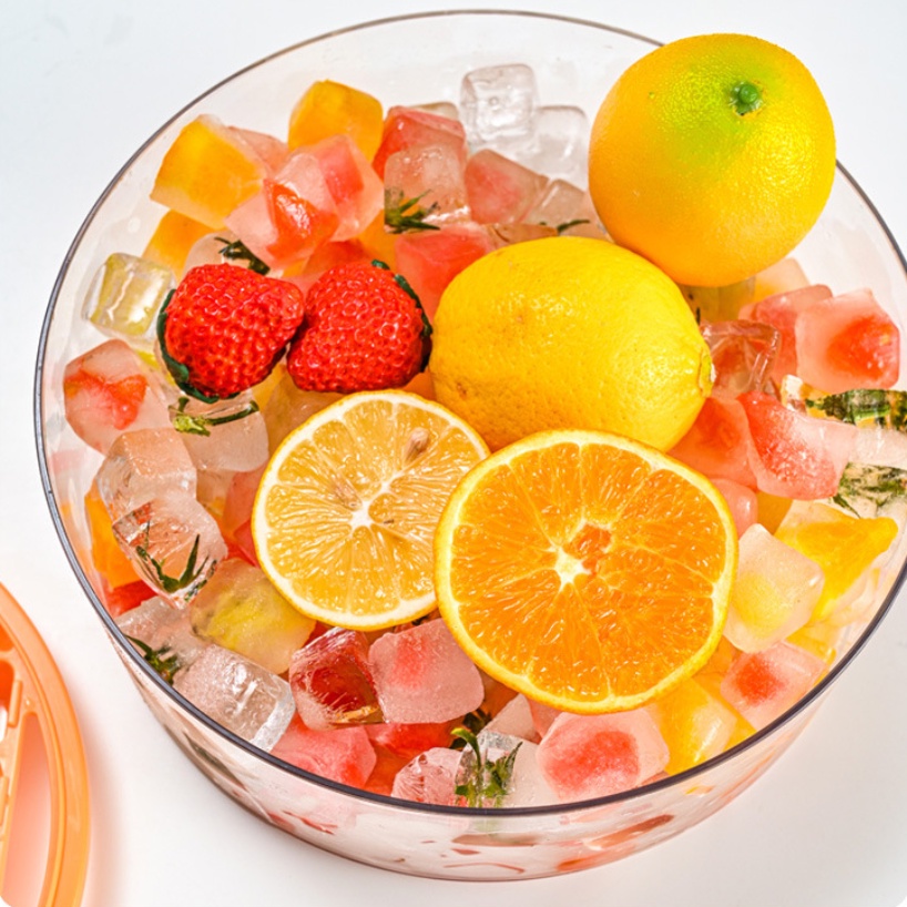 ✦Hàng Có Sẵn Áo Thun IN Hình✦ Khuôn Làm Đá Bằng Silicone Hai Lớp 32 / 64 Ô