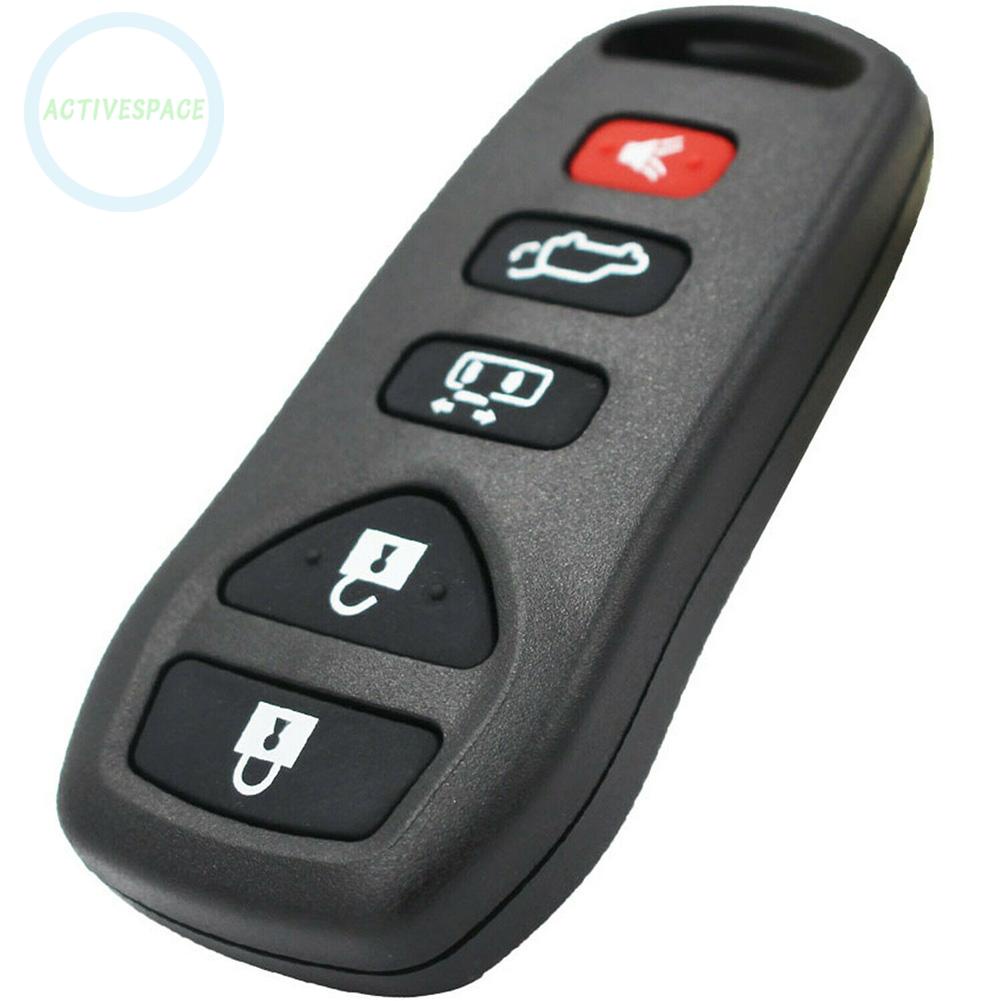Key Case Remote Key Shell Fob 2006 2007 2008 2009 5 Buttons Car Key Case【NISSAN】