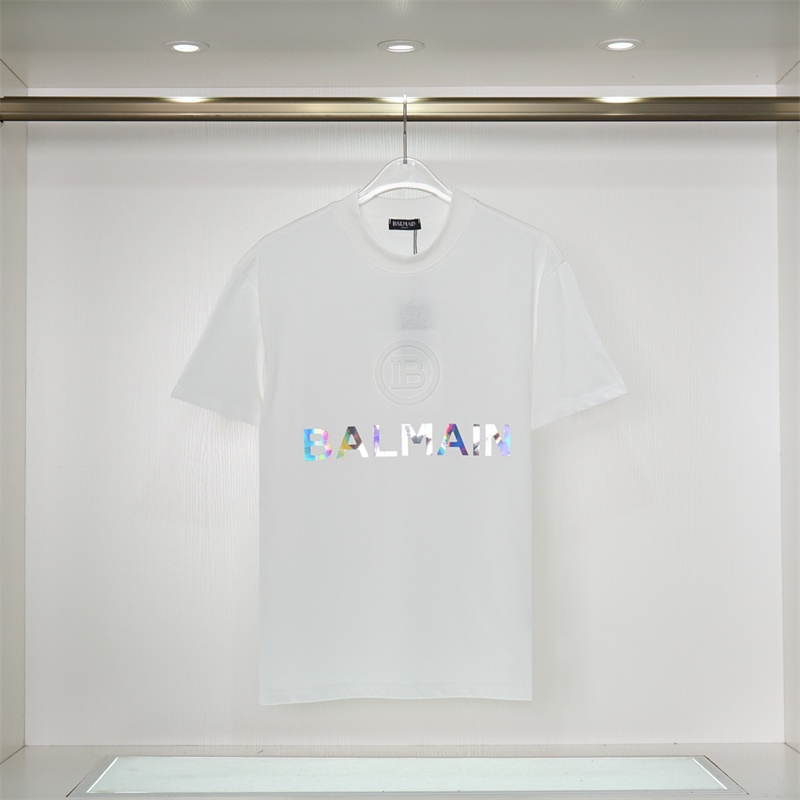 Bán Chạy Nhất BAL * M / A55IN Áo Thun Cotton Tay Ngắn In Chữ Nổi Nhiều Màu Sắc Cho Nam Và Nữ