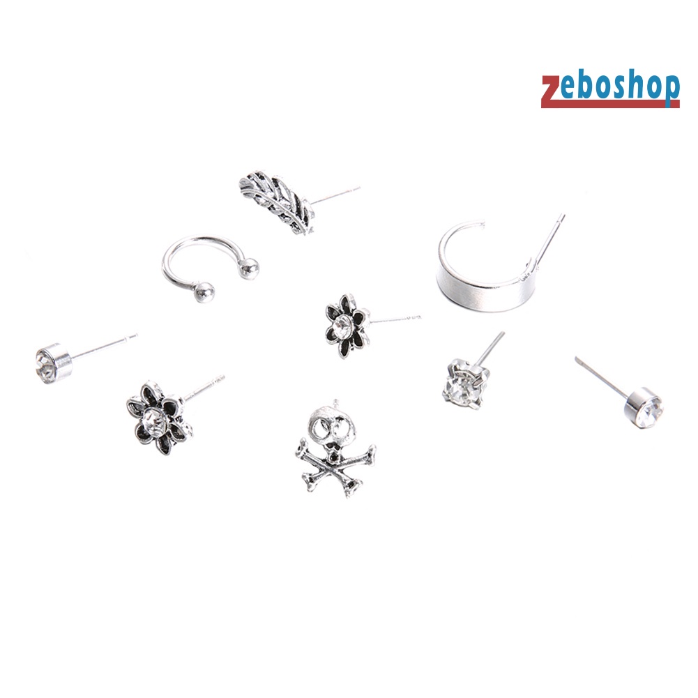 Set 9 Bông Tai Thời Trang Bohemia Cho Nữ