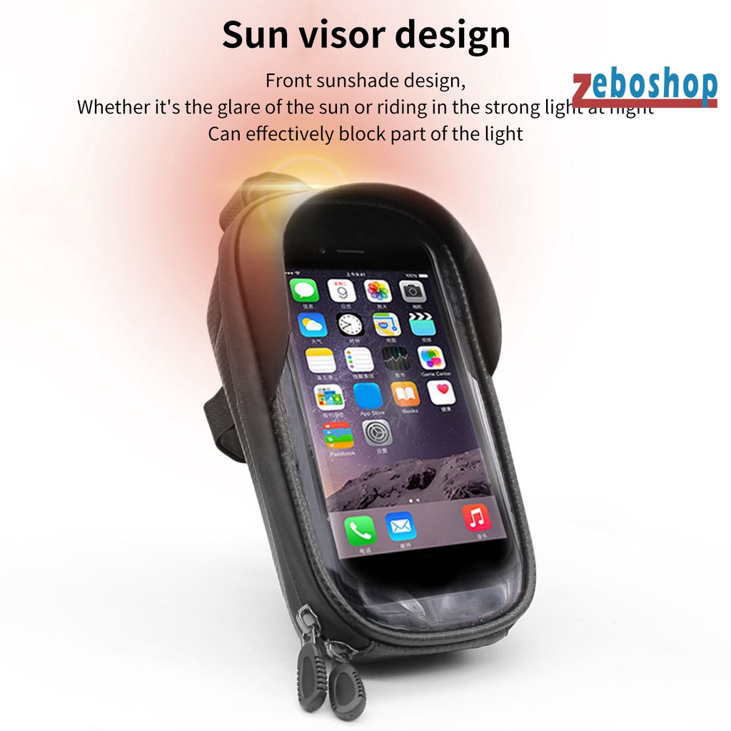 Túi Đựng Đồ Chống Nước Cảm Ứng Chạm Gắn Khung Xe Đạp