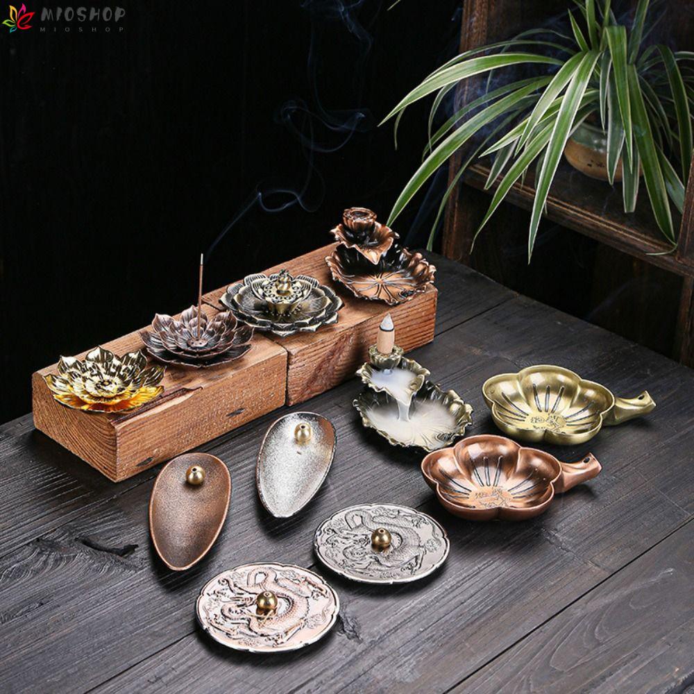 Đế Đốt Trầm Hương Bằng Gỗ Đàn Hương Hình Hoa Sen Trang Trí Nhà Cửa / Văn Phòng