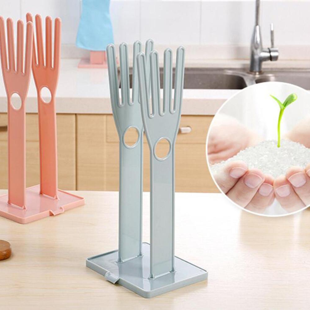 BARRY Giá Treo Găng Tay Bằng Nhựa Màu Xanh Dương Có Thể Tháo Rời Tiện Lợi Dành Cho