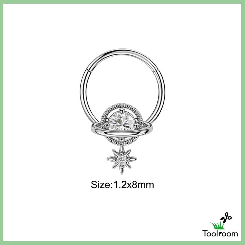 Khuyên Mũi Bằng Thép Không Gỉ Hình Ngôi Sao