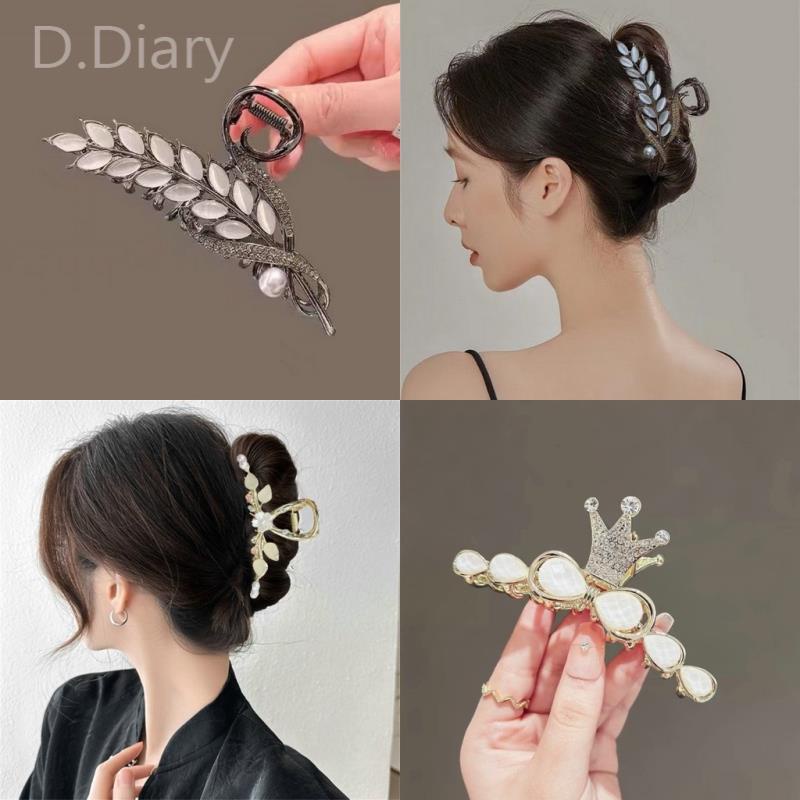 Kẹp Tóc Kim Loại Đính Ngọc Trai Nhân Tạo Thời Trang Cho Nữ dreamdiary