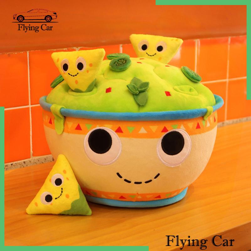 [Lzdjfmy2] Gối Nhồi Bông Hình Thức Ăn Vui Nhộn Làm Quà Tặng Sinh Nhật / Tiệc Cưới