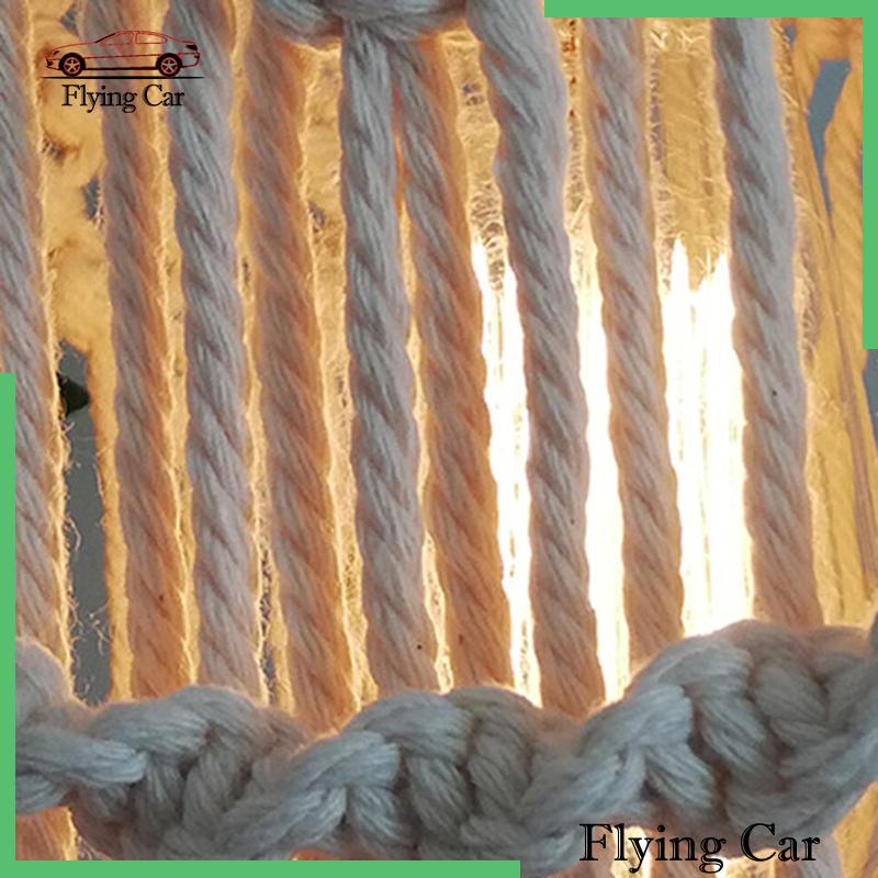 [Lzdjfmy2] Mặt Dây Đèn Macrame Thay Thế Trang Trí Phòng Khách Sạn