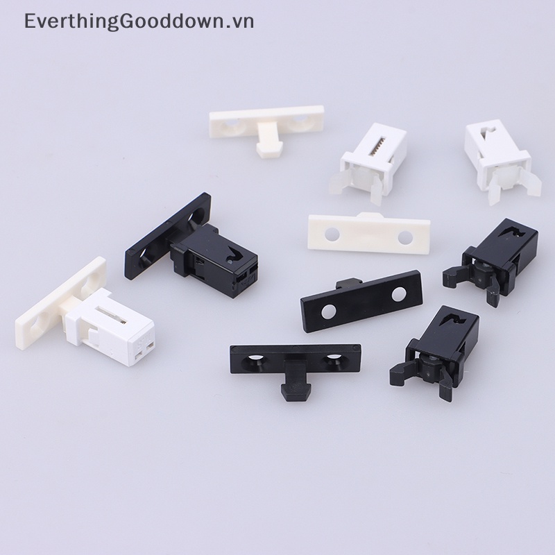 Bộ 10 Công Tắc Khóa Cửa Nhỏ Màu Trắng Đen PR-001 Cho Máy Điều Hòa