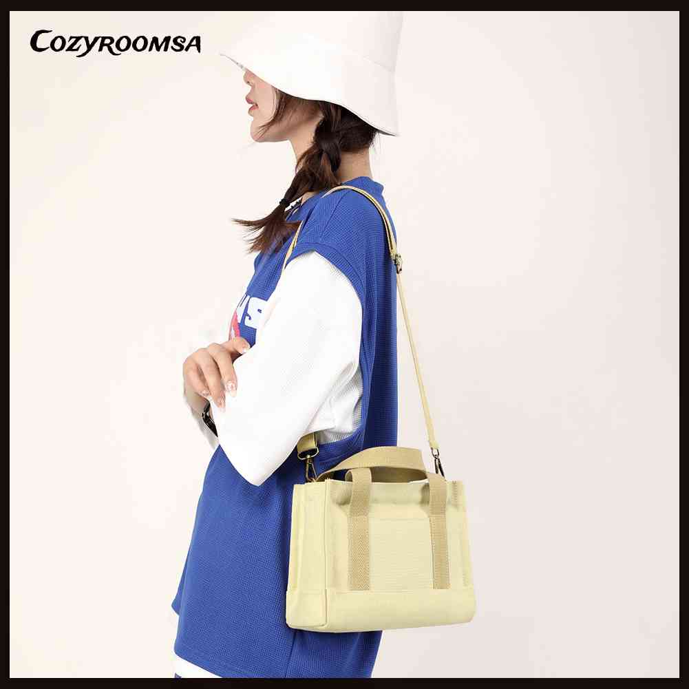 Túi Đeo Chéo Vai Bằng Vải Thời Trang Sành Điệu Dễ Thương Cho Nữ