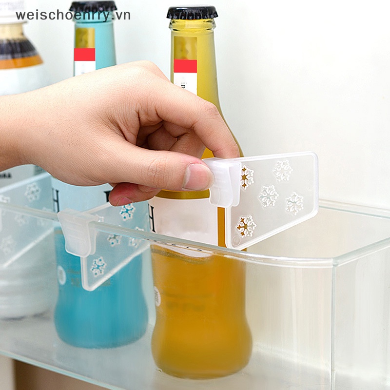 Set 4 Tấm Chia Ngăn Tủ Lạnh Trong Suốt Tiện Dụng