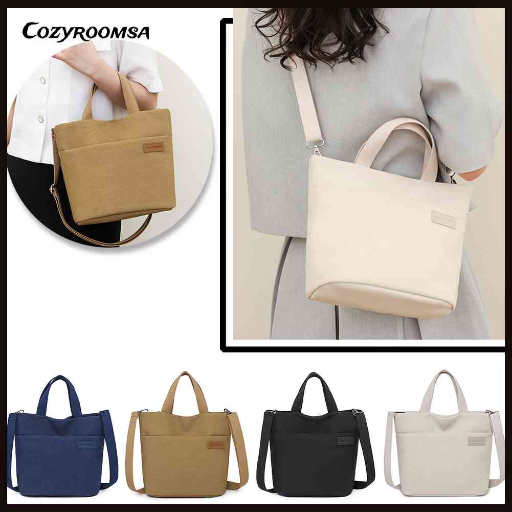 Túi vải Cỡ Lớn Màu Trơn Đơn Giản Thời Trang Cho Nữ