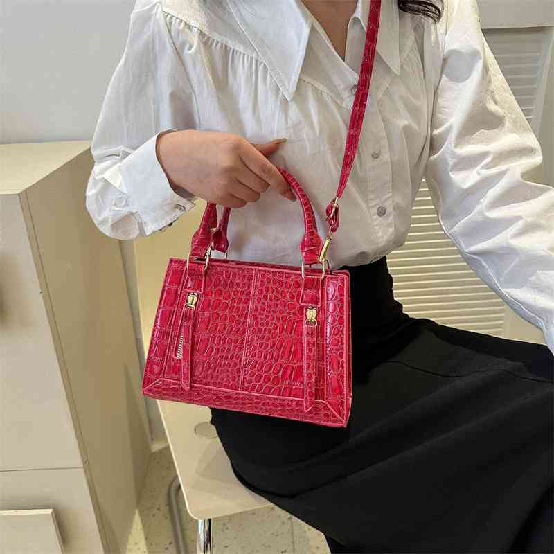 Túi Đeo Chéo Da PU Phong Cách Retro Đơn Giản Cho Nữ