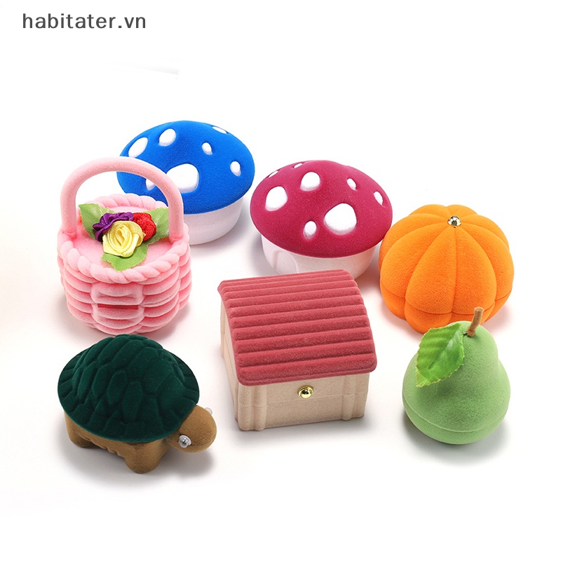 Hộp Đựng Nhẫn Cưới Bằng Nhung Sang Trọng