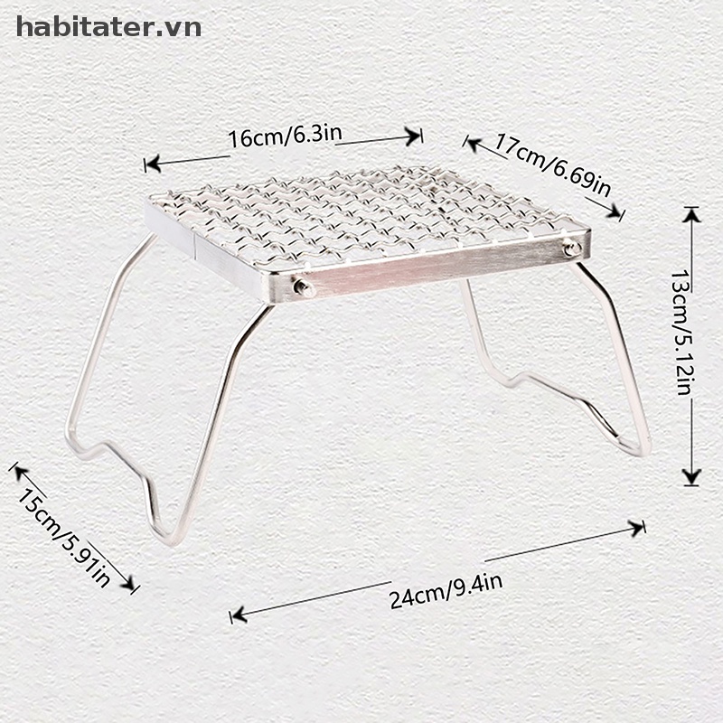Vỉ Nướng BBQ Có Thể Gấp Gọn Tiện Dụng Cho Hoạt Động Ngoài Trời