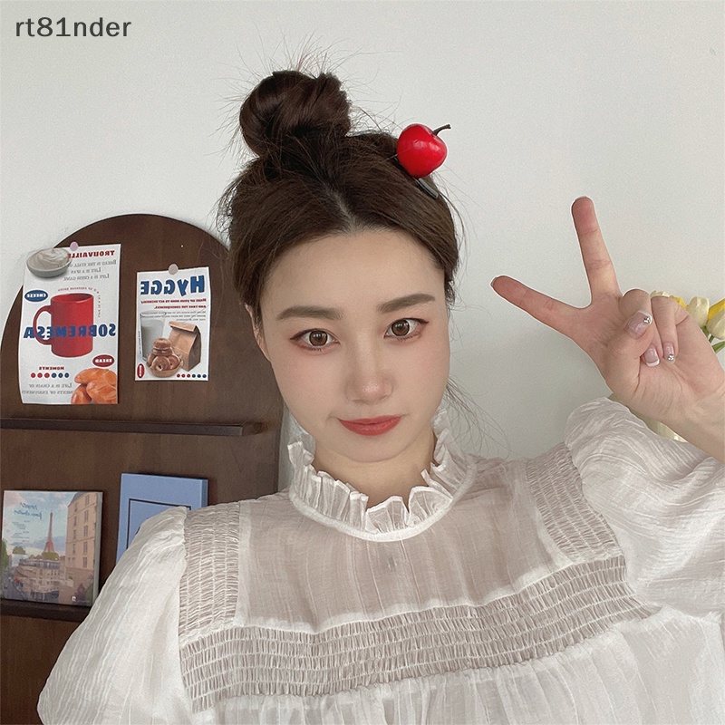 Rt Kẹp Tóc Nhỏ Hình Trái Cây Và Rau Củ Dễ Thương Cho Bé Gái