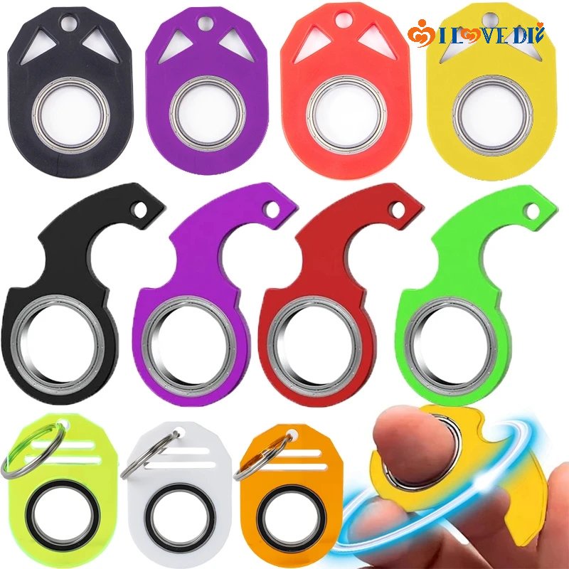 Móc Khóa Hình Con Quay Đồ Chơi Fidget Spinner Giúp Giảm Stress