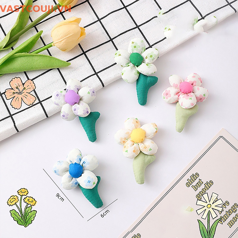 Ghim Cài Áo Hình Hoa Tulip Thắt Nơ Xinh Xắn
