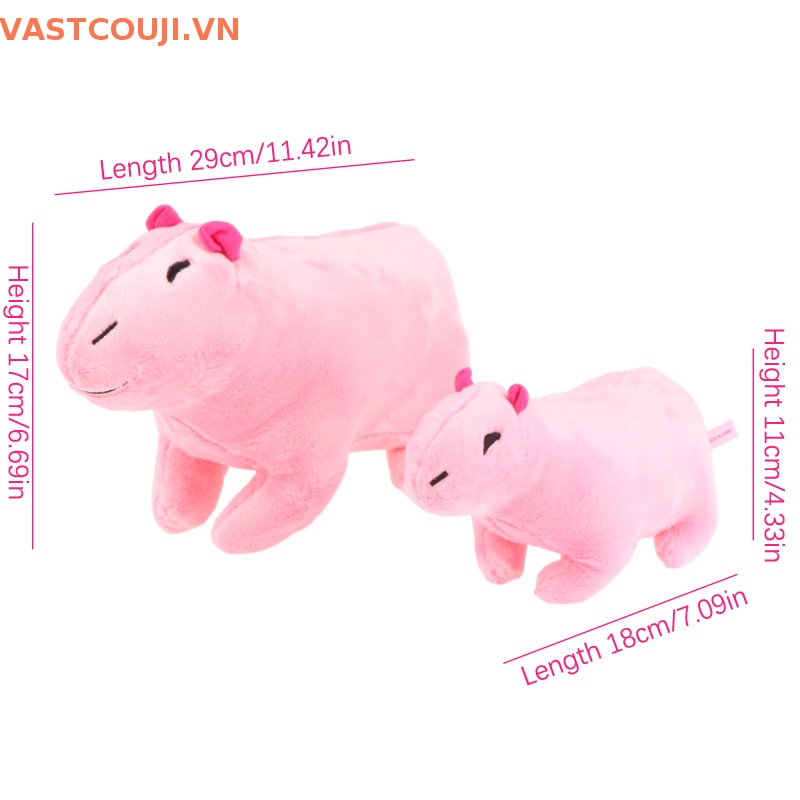1 Thú Nhồi Bông Hình Động Vật VASTJI Đáng Yêu