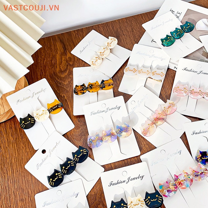 Kẹp Tóc Hình Mèo Bang Bang Đáng Yêu Cho Bé Gái