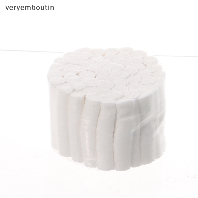 Set 100 Cuộn Vải Gạc Cotton Mềm Mại Thấm Hút Cao Phụ Kiện Bóng Cuộn Cao