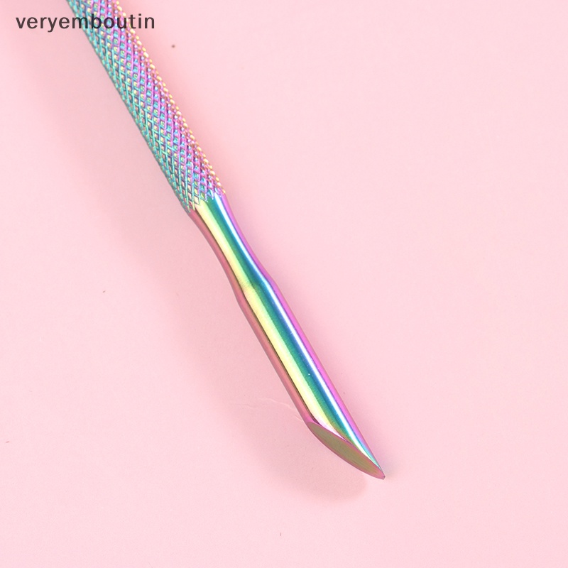 Set 1 Dụng Cụ Làm Móng Bằng Thép Không Gỉ Hai Đầu Tiện Lợi