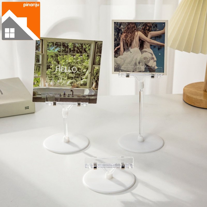 Kẹp Ảnh Để Bàn Bằng Acrylic Trong Suốt Dễ Thương Tiện Dụng Cho Học Sinh / Văn Phòng