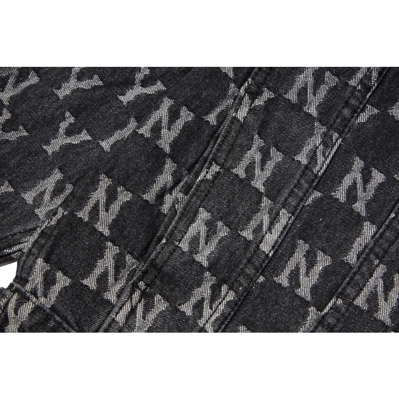 Áo Khoác denim In Chữ NY Thời Trang Đường Phố Cao Cấp Cho Nam Nữ
