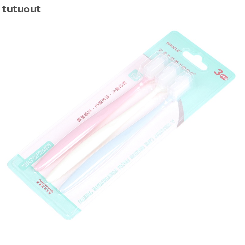 Set 3 Bàn Chải Đánh Răng Nano Cho Người Lớn