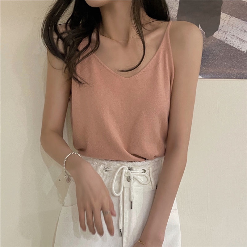 Cozok Áo Sát Nách Màu Trơn Thời Trang Gợi Cảm