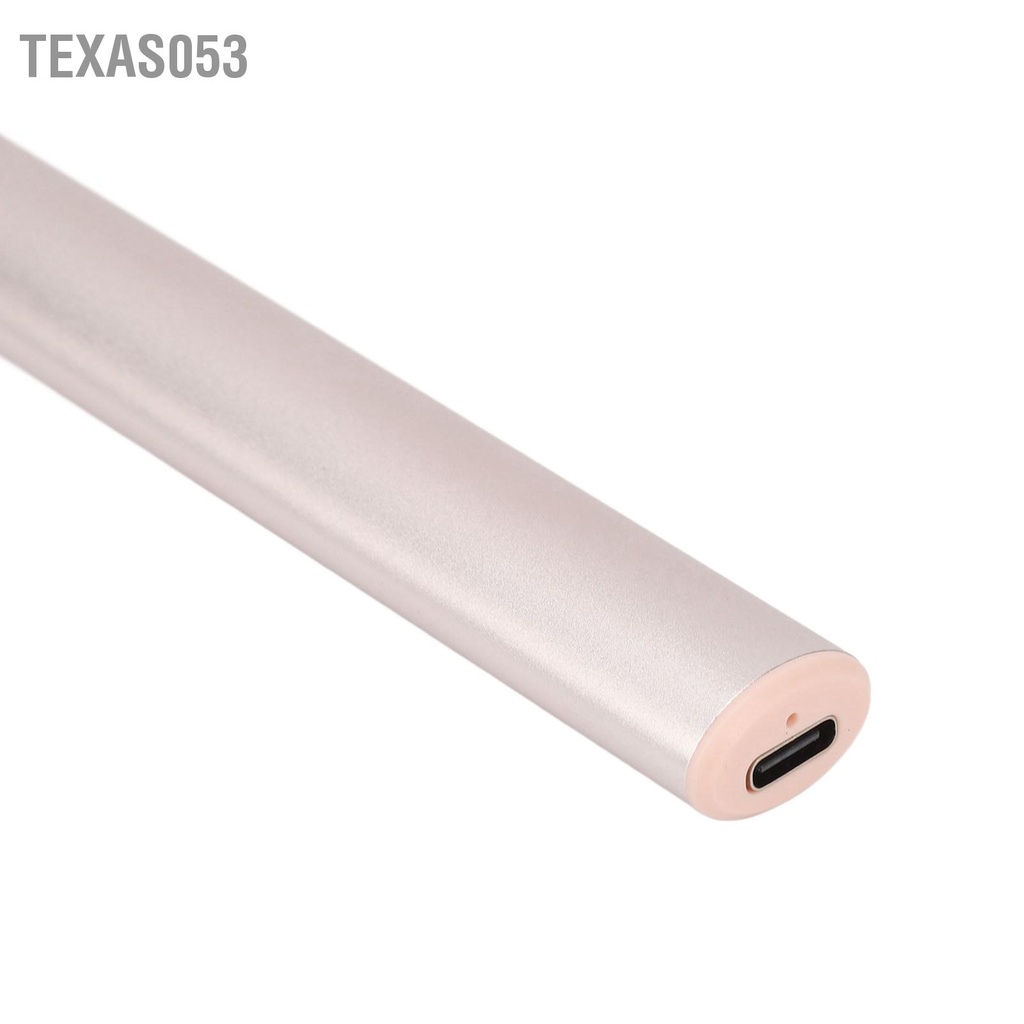 Texas053 Làm Nóng Mắt Massage Cây Đũa Phép Dính RF Giảm Mệt Mỏi Microcurrent Bút Cho Quầng Thâm Hoa Hồng Vàng