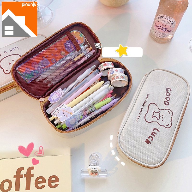 Túi Đựng Bút In Hình Dễ Thương Tiện Dụng Cho Học Sinh