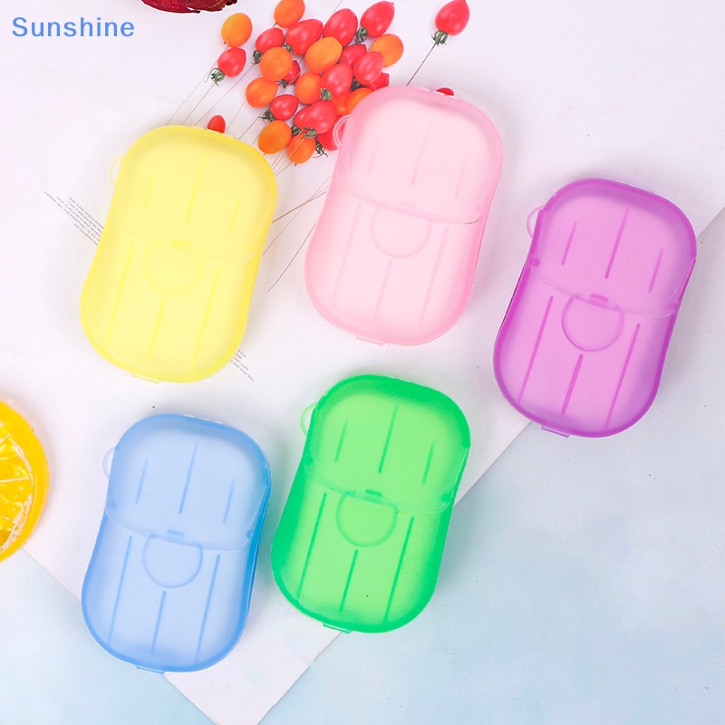 Set 20 Hộp Giấy Xà Phòng Dùng Một Lần Tiện Dụng