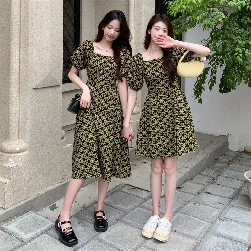 Đầm Chữ A Tay Ngắn Phong Cách Thời Trang Pháp Mùa Hè 2023 Mới