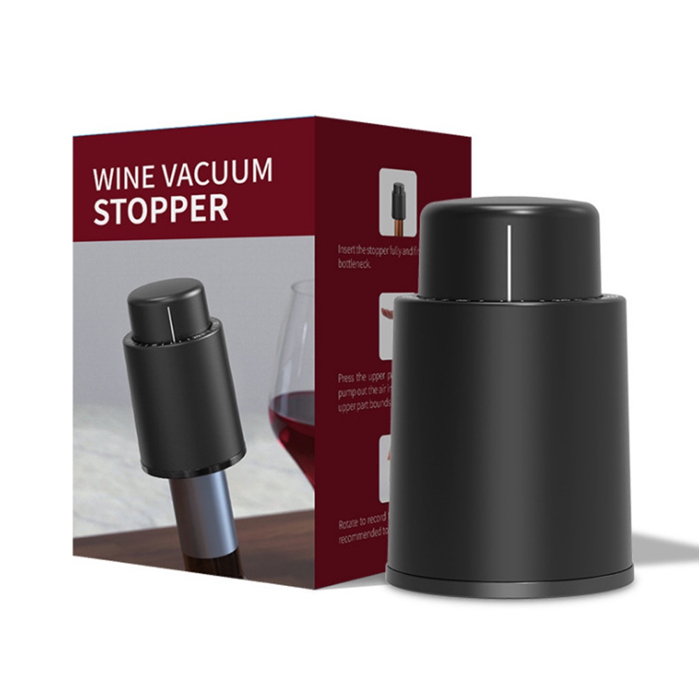 Nút Chặn Chai Rượu Vang Bằng Nhựa ABS Có Ngày Tháng Tiện Dụng