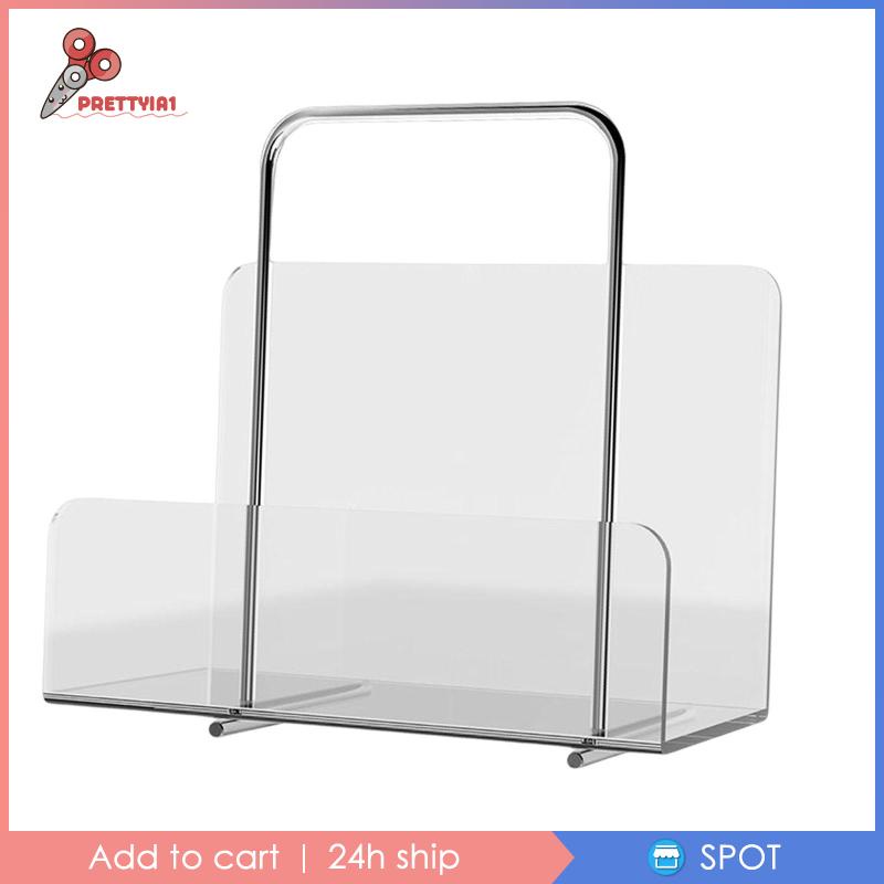 [Prettyia1] Đầu Sách Bằng Acrylic Có Tay Cầm Hỗ Trợ Sách / Phòng Ngủ / Phòng Ngủ