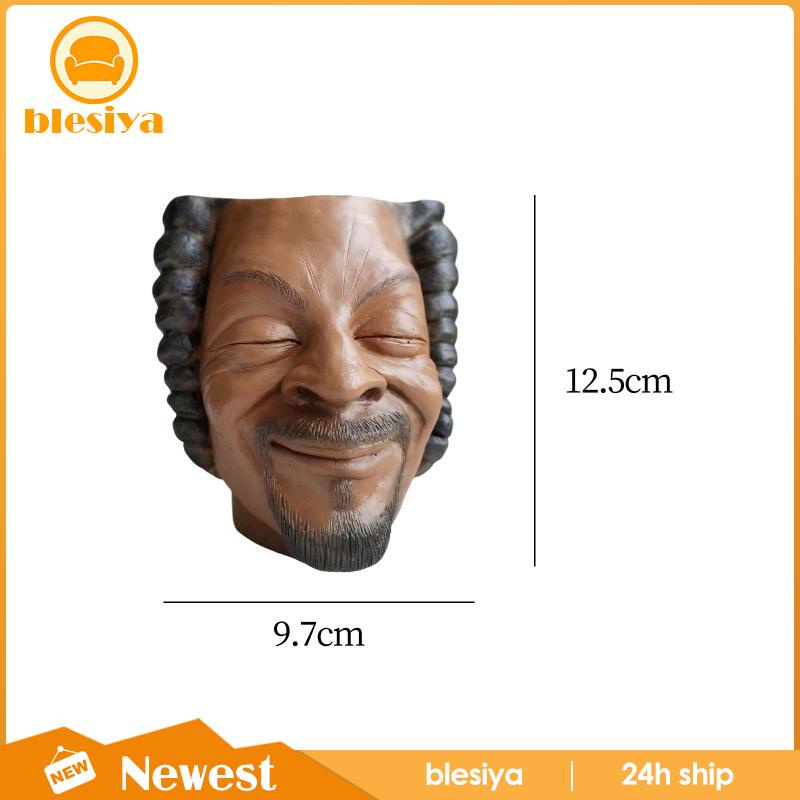 Chậu Hoa Hình Mặt Cười Sáng Tạo Trang Trí Nhà Cửa / Văn Phòng