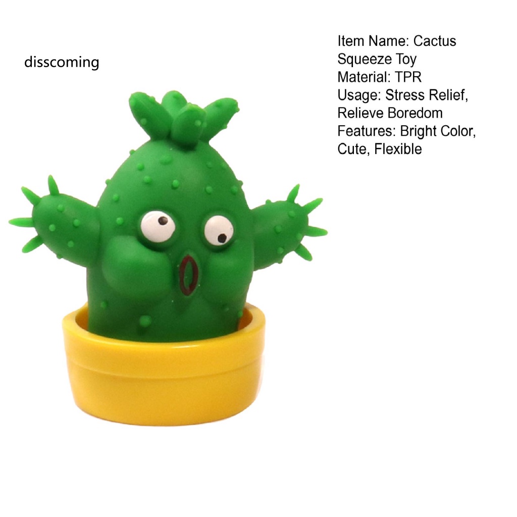 Áo Khoác Thời Trang Dạo Phố Cá Tính SL| Đồ Chơi Xốp Squishy Giảm Stress Hình Chậu Cây Xương Rồng Dễ Thương Cho Bé