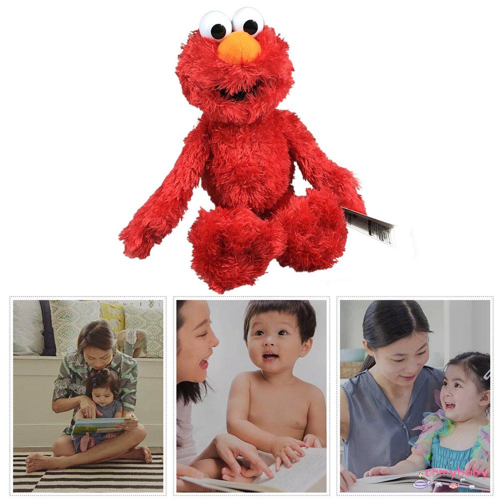 [InStock] Đồ Chơi Sang Trọng Elmo Mini Sesame Street Hoạt Hình Búp Bê Thú Nhồi Bông Đĩa Mềm Tay Chân Thực Tế Lông Tơ Dành Cho Trẻ Em [Z/2]