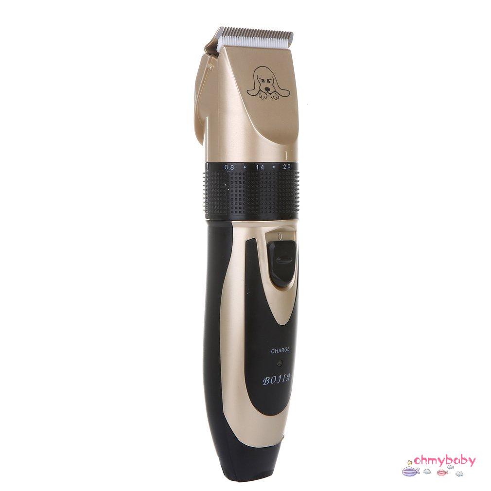 [OMB] Điện Thú Cưng Tóc Gốm Titan Sạc Tiếng Ồn Thấp Máy Cạo Râu Cho Chó Mèo Tông Đơ Cắt 1 Bộ [Z/11]