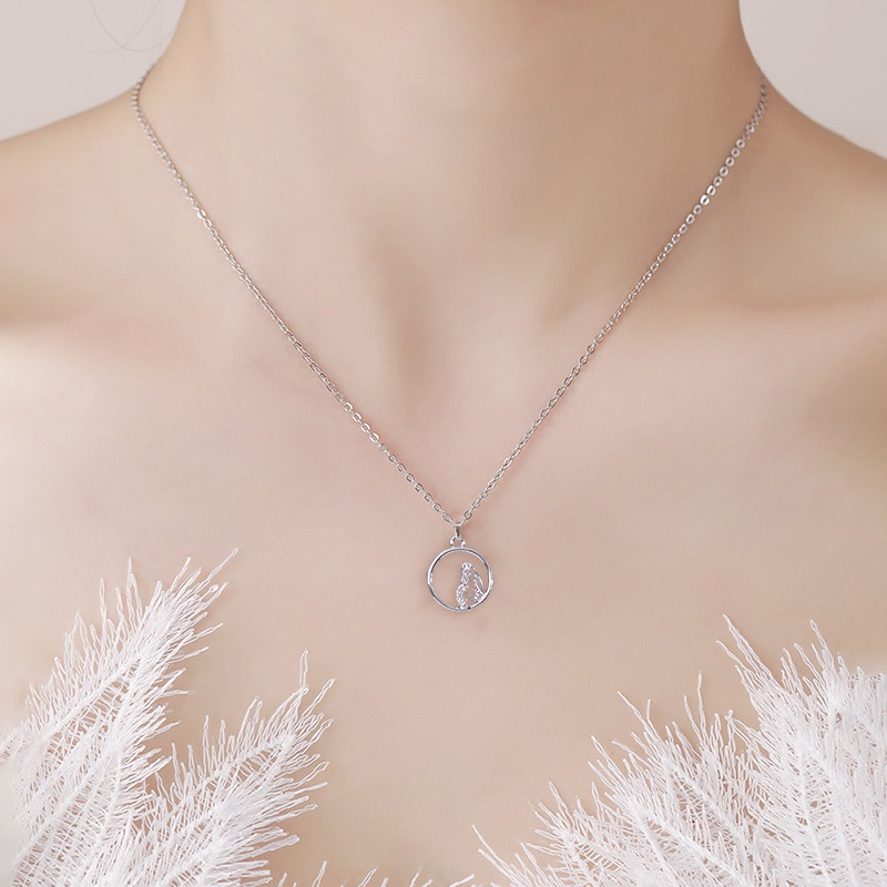 Vòng cổ Mạ Bạc Mặt Hình Bướm Thời Trang Cho Nữ