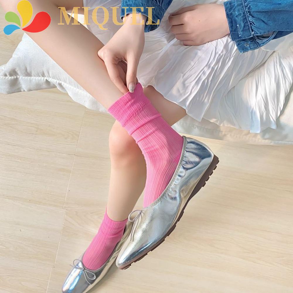 Vớ Lụa Nylon Siêu Mỏng Trong Suốt Chống Mài Mòn Thời Trang Harajuku