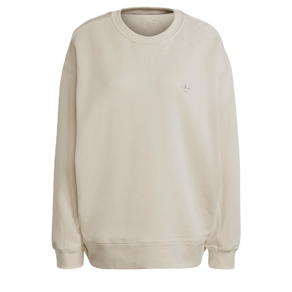 adidas Phong cách sống Áo Sweatshirt Không Nhuộm Nữ trắng GM5378