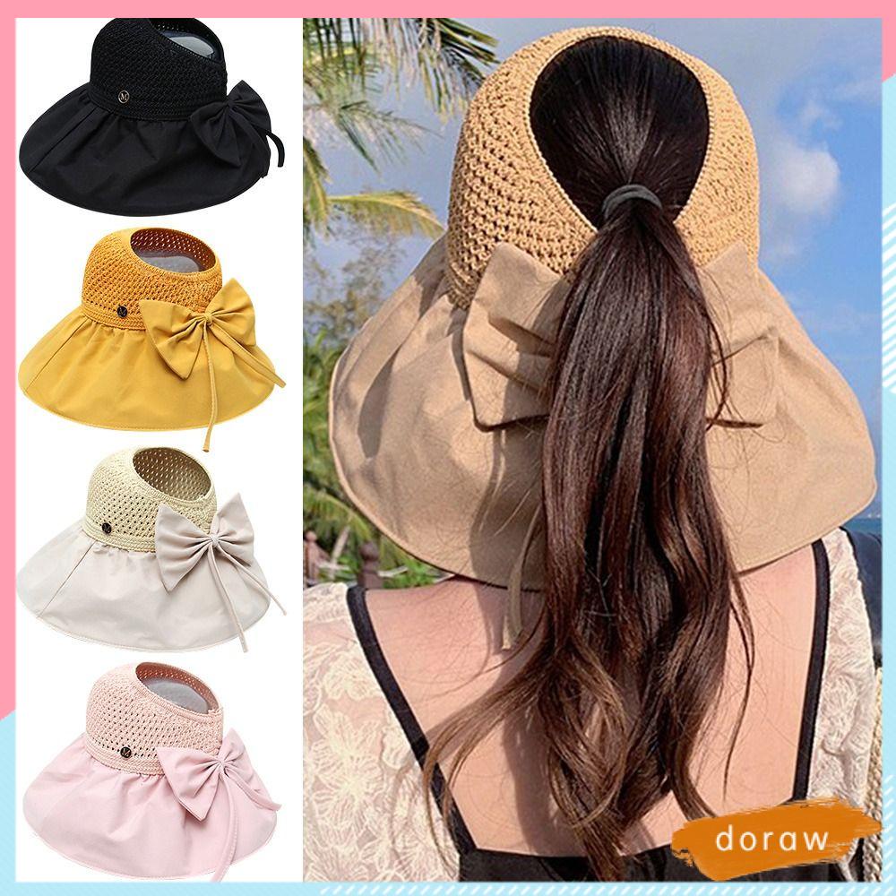 Mũ Lưỡi Trai Đính Nơ Chống Tia UV Thời Trang