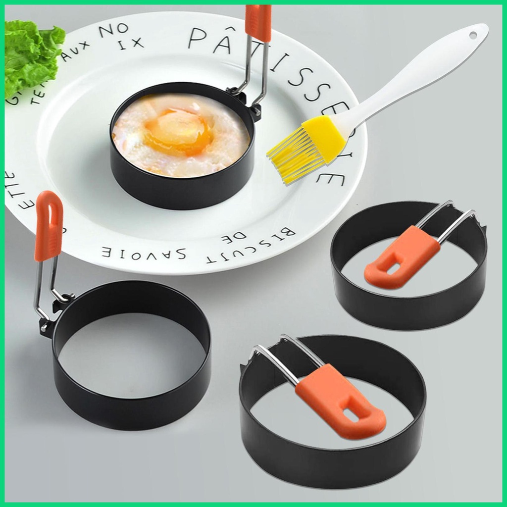 Set 5 Khuôn Chiên Trứng Bằng Thép Không Gỉ