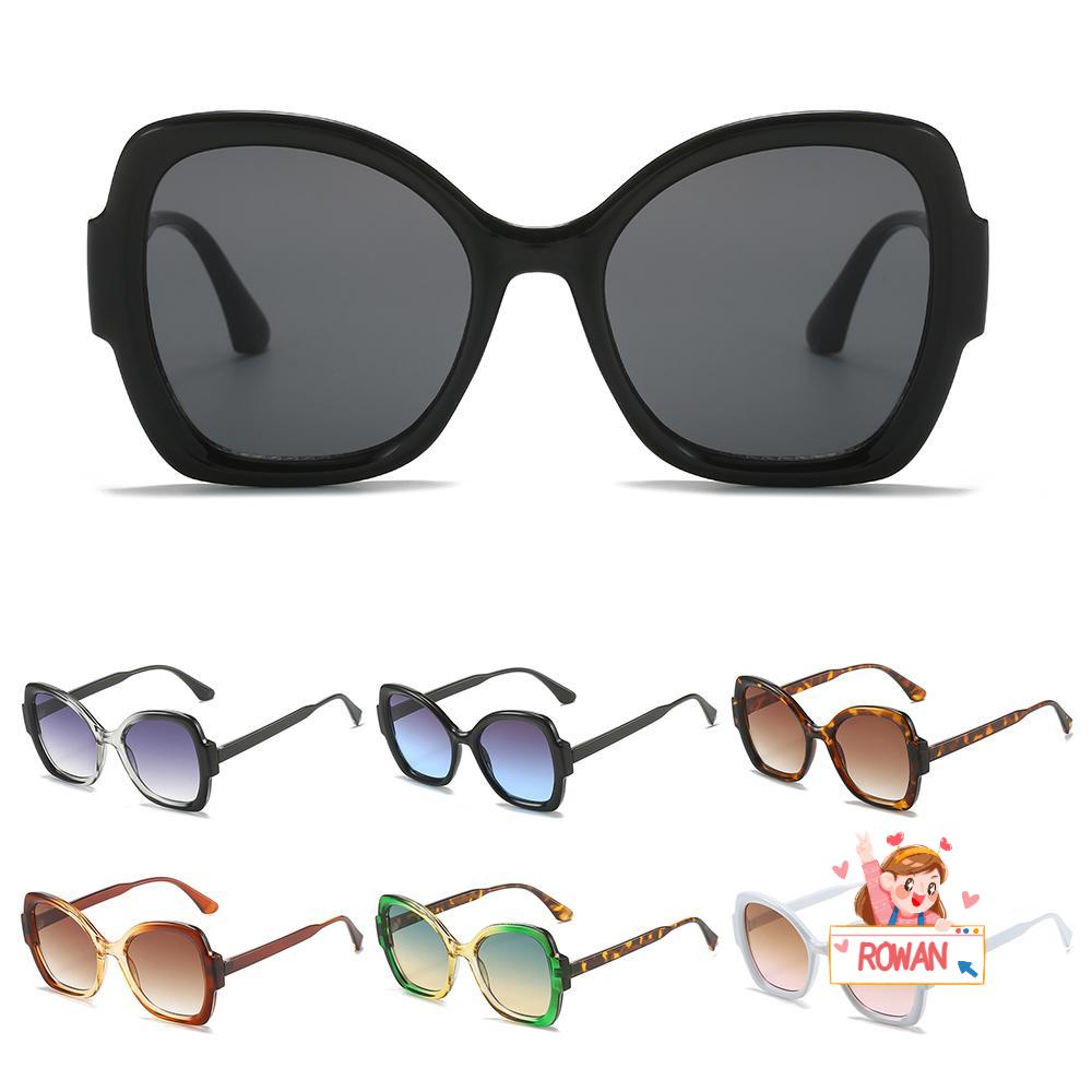 Kính Mát Hình Bướm Độc Đáo Màu Gradient Phong Cách Punk